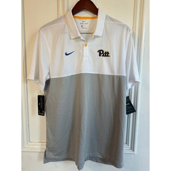 NEW Pitt Mens Nike Polo Shirt Sz Large - Picture 2 of 11